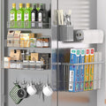 DTUQYX Magnetic Spice Rack for Refrigerator, 7 Pack Metal Magnetic Shelf by DTUQYX