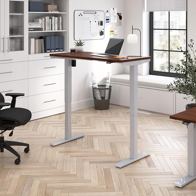 Bush Business Furniture 48-inch Electric Height Adjustable Standing Desk - Image 2