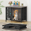 EasyCom Foldable Dog Crate Furniture, 31.5" Dog Crates by EasyCom