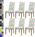 BIETYONE Stretch Dining Chair Covers Set of 6, Soft Removable Washable Kitchen by BIETYONE