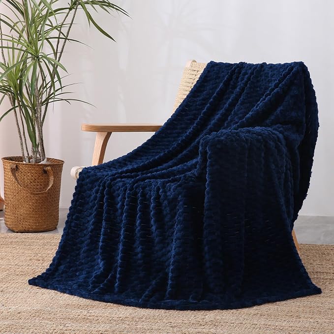 Blue Throw Blanket 50"×60" inches Gifts - Image 2