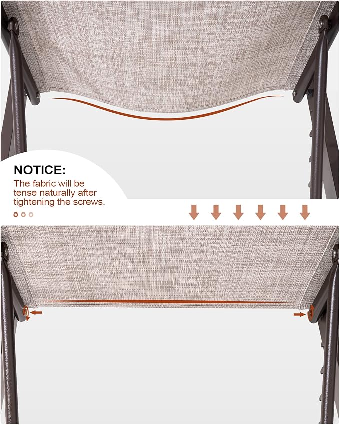Crestlive Products Outdoor Lounge Chairs, Aluminum Pool Chaise Lounge Chairs - Image 6