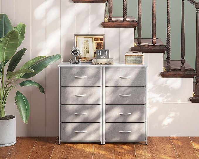 AODK Dresser for Bedroom with 4 Storage Drawers, Small Dressers Chest of - Image 6