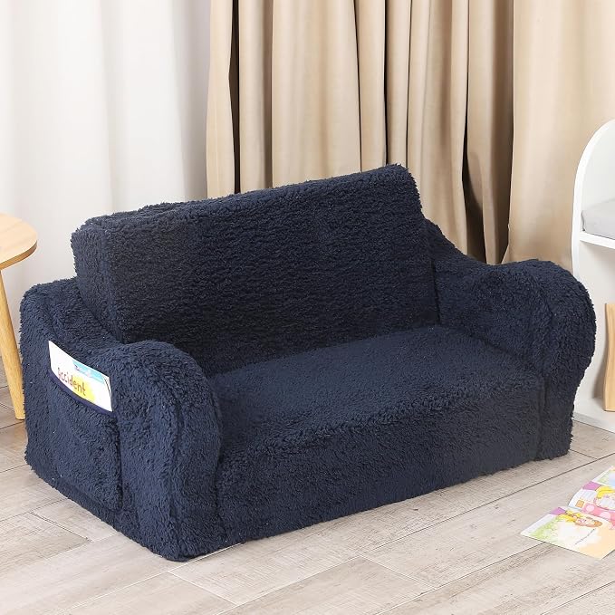 MOMCAYWEX Kids Sofa, 2-in-1 Flip-Out Foam Couch - Image 5