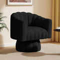 Dewhut Swivel Accent Chair, 360° Swivel Barrel Chair by FocusOnQualityFurniture