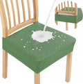 Smiry Waterproof Seat Covers for Dining Room Chairs Set of 2, Stretch Jacquard by Smiry