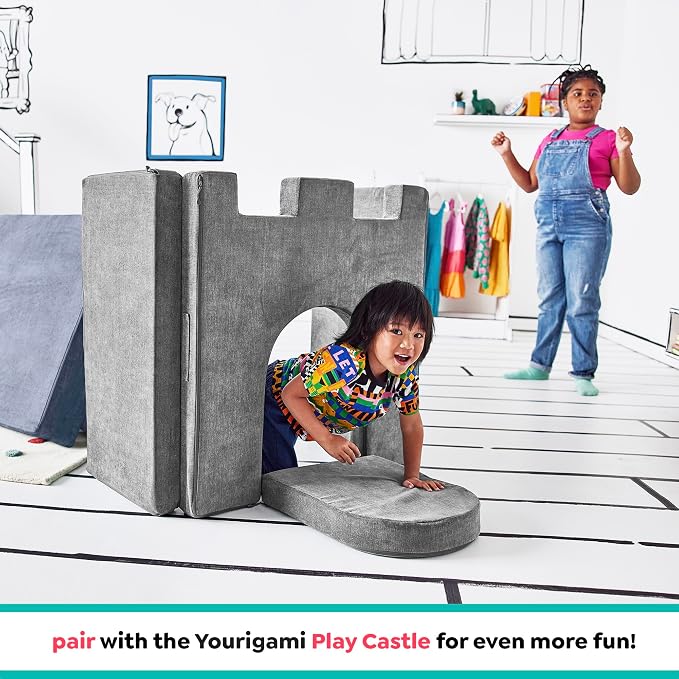 Yourigami Kids and Toddler Play Gym, Playroom Couch Set, Durable Modular Design - Image 8