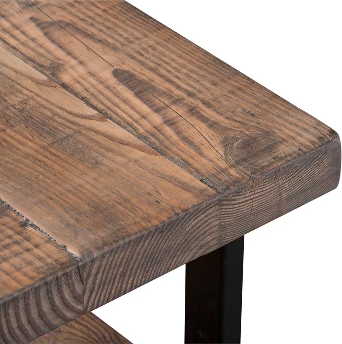 Alaterre Furniture Pomona Living Room 3-Tier Solid Wood End Table - Image 11
