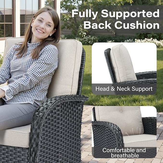 Belord Wicker Outdoor Furniture Set - Image 4