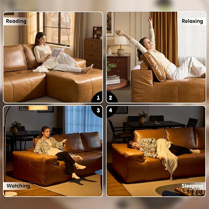ovios 106" Cloud Boneless Couch - Image 6