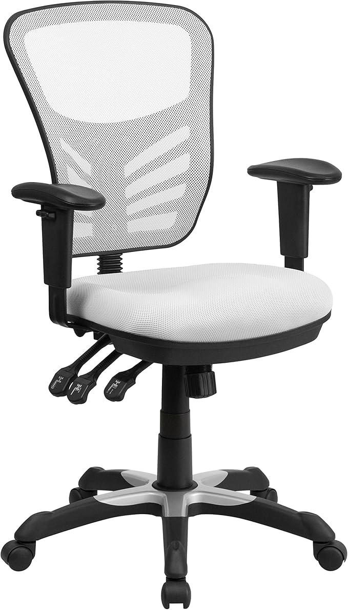 Flash Furniture Nicholas Mid-Back Swivel Office and Gaming Chair, Ergonomic by FlashFurniture