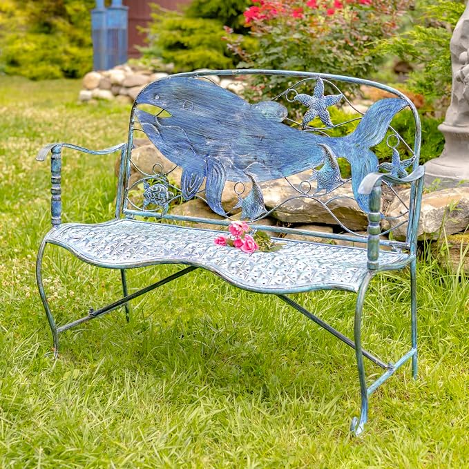 Lesera Ltd. Coastal Blue Metal Furniture Collection by ZaerLtd