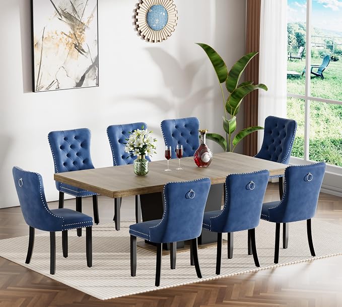 Henf 9 Pieces Extendable Dining Table Set by Henf