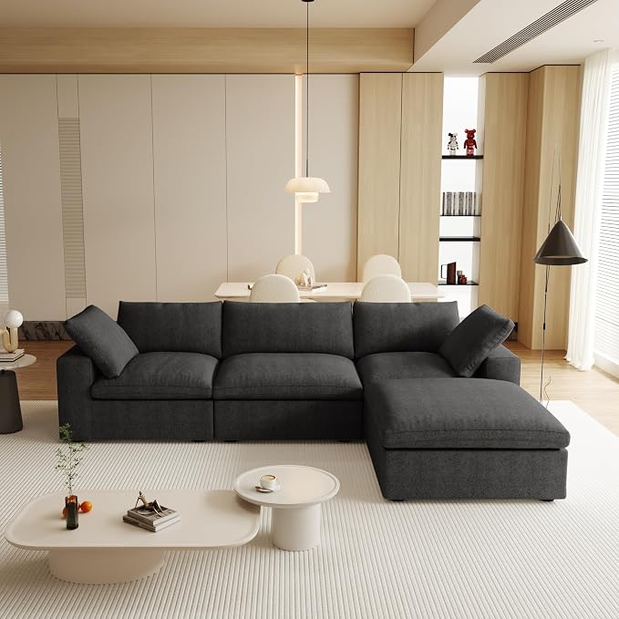 JACH L-Shaped Cloud Sectional Couches by JACH