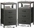 Huuger Nightstands Set of 2, 27.6 Inch End Tables by Huuger