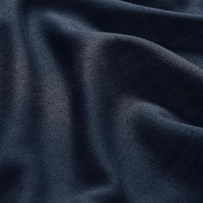 Nanspring Navy Blue Extra Long Curtain 102 inches Long 2 Panels Set - Image 5