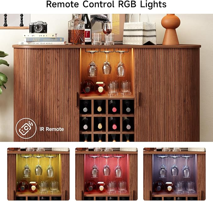 ONBRILL 55" Wine Bar Cabinet - Image 6