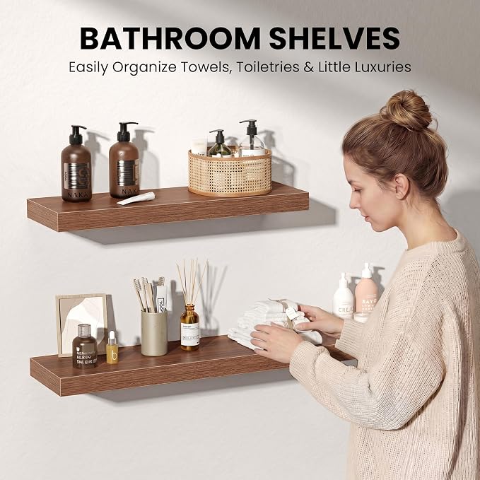 Fun Memories 72Inch Long Floating Shelves, 8 Inch Deep Shelves - Image 7