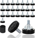 24 PCS M6 Thread Furniture Feet Levelers, Furniture Leveling Feet by Eunenete