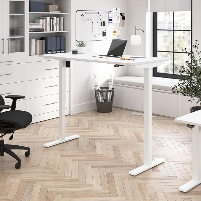 Bush Business Furniture 60-inch Electric Height Adjustable Standing Desk - Image 2