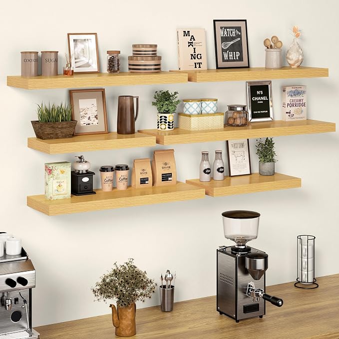 36 Inch Floating Shelves, 12 Inch Deep Floating Shelves - Image 6