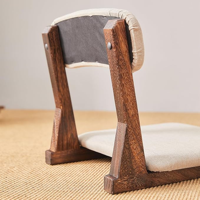 Meditation Chair with Back Support, Japanese Floor Chair, Back Jack - Image 7