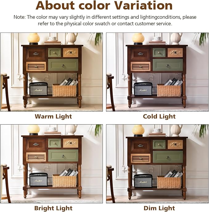 Ahokua Vintage Accent Cabinet - Image 7