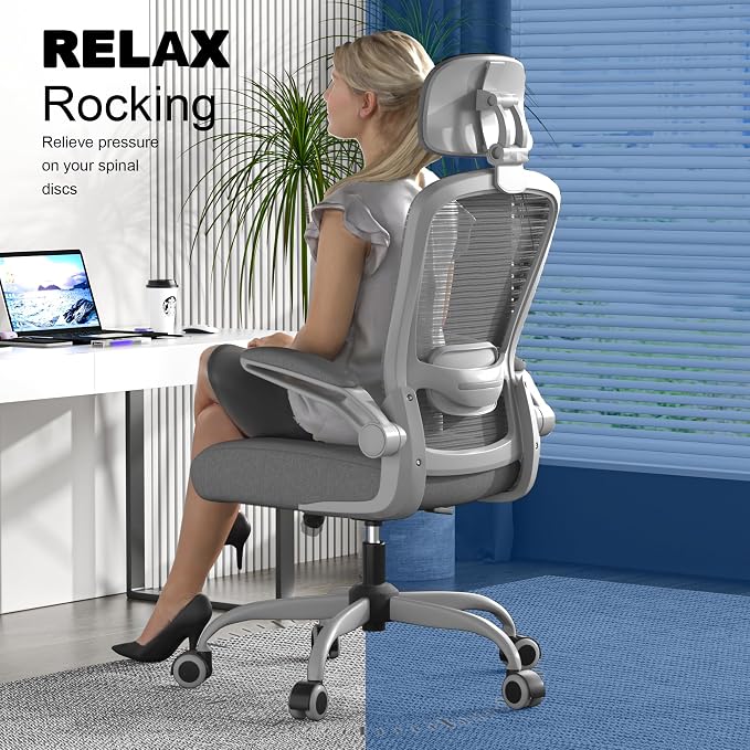Mimoglad Office Chair, High Back Ergonomic Desk Chair - Image 7