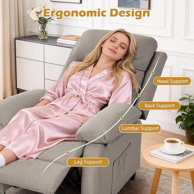 Korser Recliner Chair, Living Room Chairs - Image 4