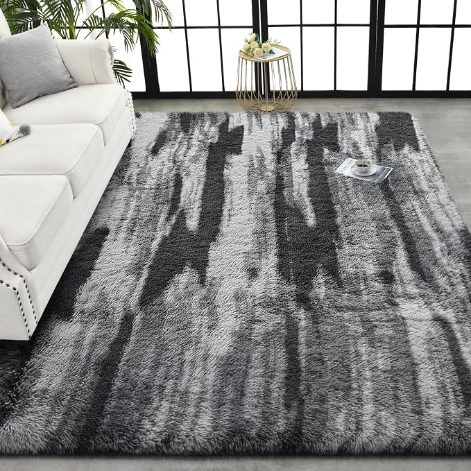 TWINNIS Super Soft Shaggy Rugs Fluffy Carpets, 5x8 Feet, Indoor Modern Plush - Image 8