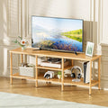 Amazer Bamboo TV Stand for 60 65 Inch TV, Entertainment Center by Amazer