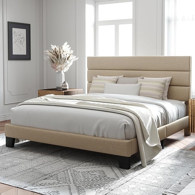 Allewie King Size Platform Bed Frame - Image 3