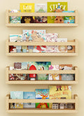 Onlysky Set of 4 Wall-Mounted Kid's Bookshelf by Onlysky