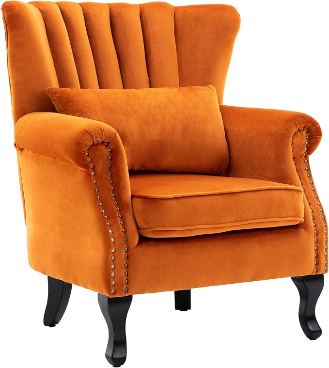 Velvet Accent Chairs Set of 2 - Image 4