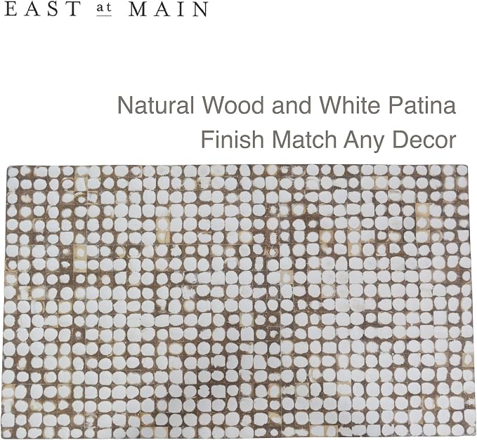 East at Main White Coffee Table – Handmade Accent Table - Image 5
