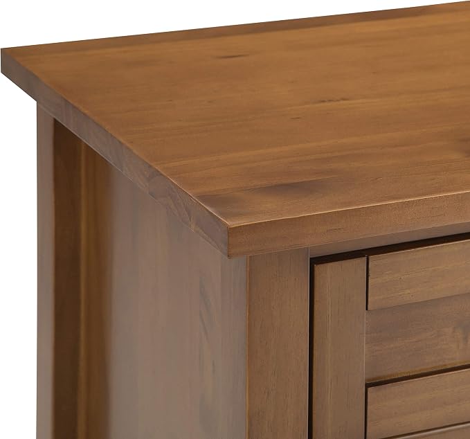 SIMPLIHOME Warm Shaker Bedside Table - Image 8