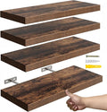 YUFLINX 16’’Rustic Brown Floating Shelves by Unknown