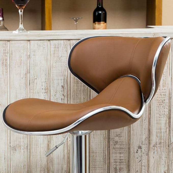 Roundhill Furniture Masaccio Cushioned Leatherette Upholstery Airlift - Image 3