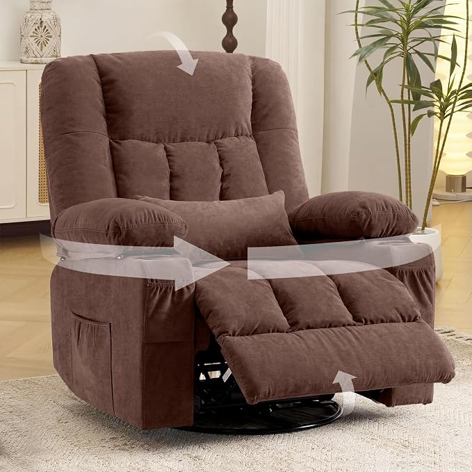 Swivel Rocker Recliner Chair - Image 3