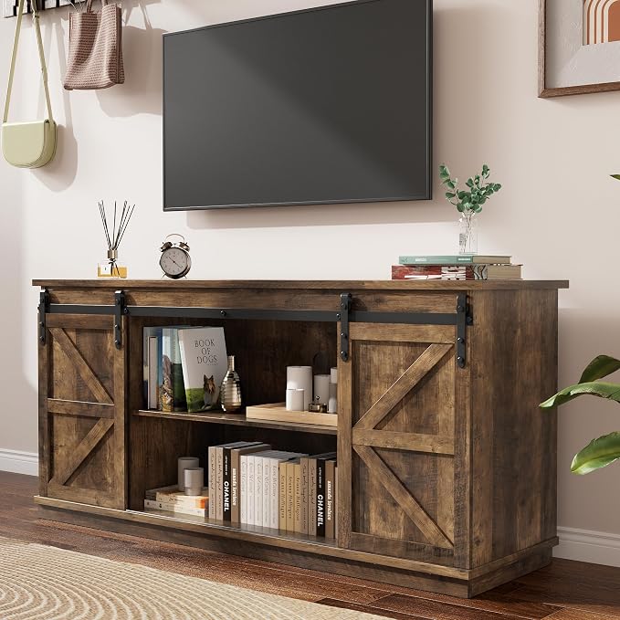 YESHOMY TV Stand for Televisions up to 65 Inches, - Image 2