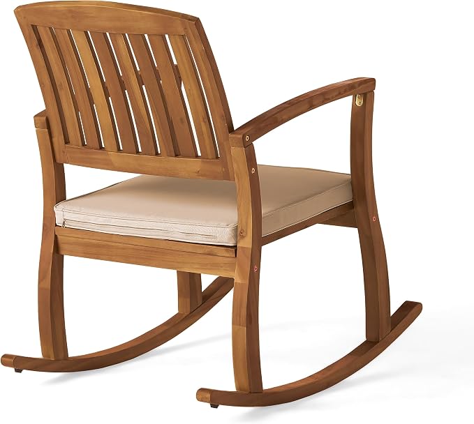 Christopher Knight Home Selma Acacia Rocking Chair - Image 7