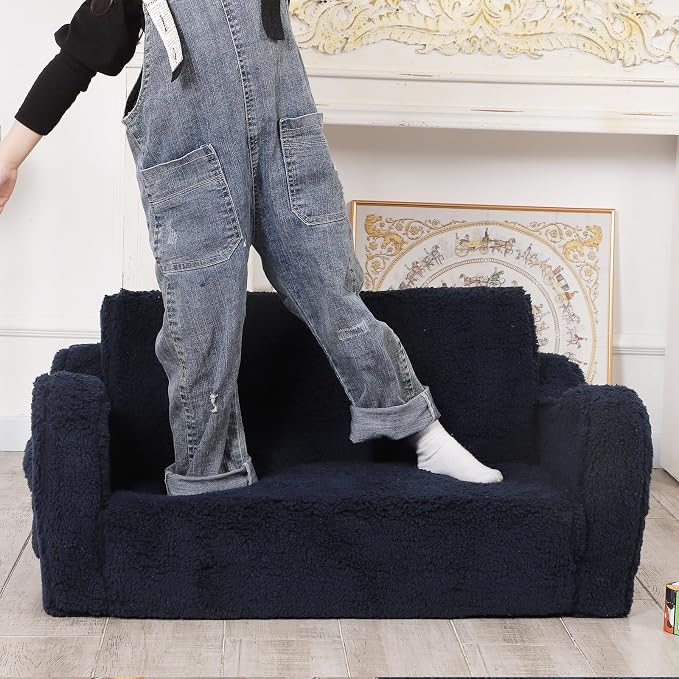 MOMCAYWEX Kids Sofa, 2-in-1 Flip-Out Foam Couch - Image 6