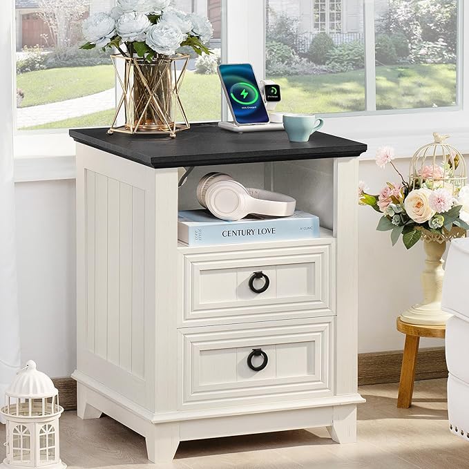 Joaxswe 18" Farmhouse Night Stand by Joaxswe