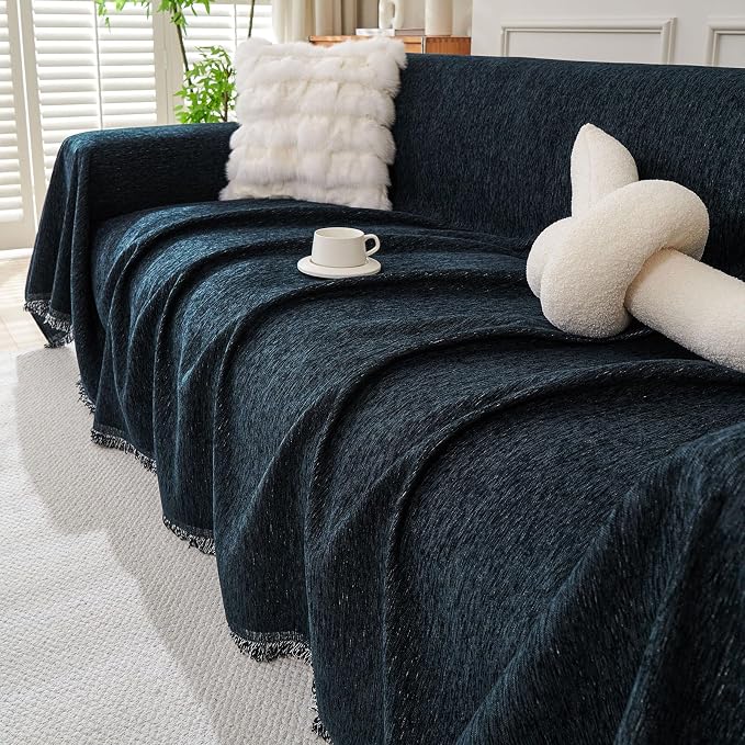 VClife Couch Cover for Sofa, Soft Washable Chenille Couch Covers for 2 Cushion - Image 8
