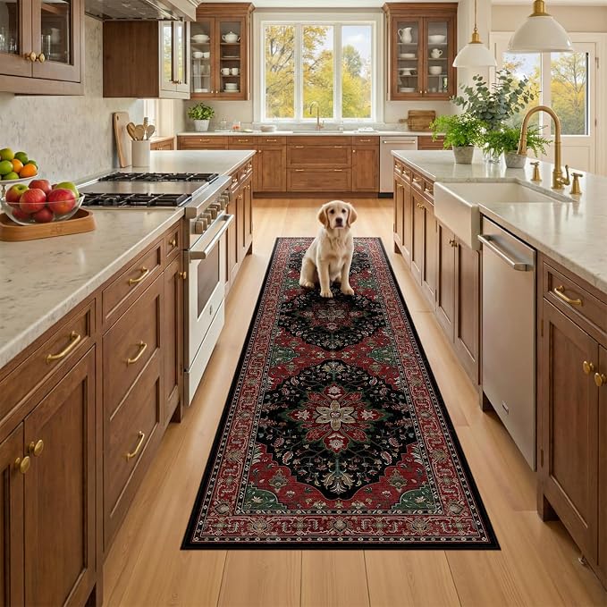 RELEANY Area Rugs 2'x8' Runner Rug Non Slip Washable by RELEANY