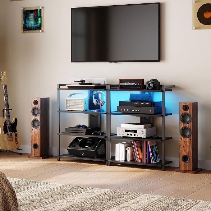 HOOBRO 4-Tier AV Media Stand, Media Console - Image 6