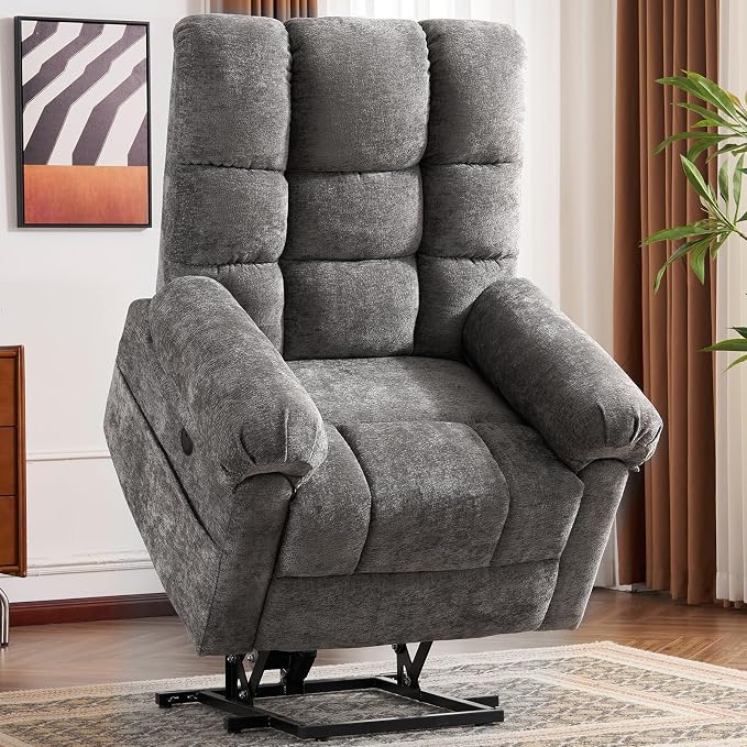 Oversized Power Lift Recliner Chair by Rhevoy