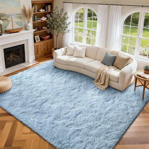 6x9 Ft Large Shag Rugs for Living Room Decor, Ultra Soft Fluffy Furry Area Rugs by Cuzwlovita