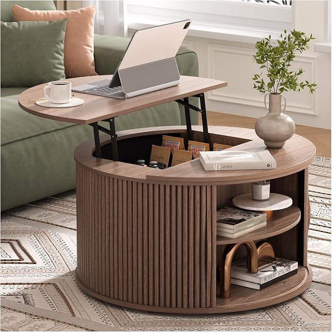 SULIVES Round Coffee Table by SULIVES