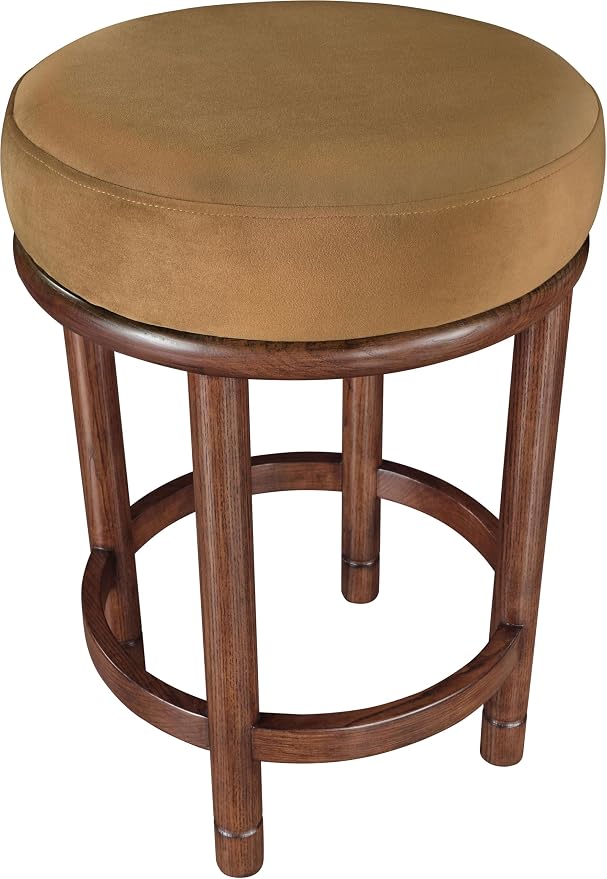 Meridian Furniture 978Saddle-C Monette Collection Art Deco Counter Stool - Image 6